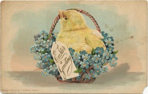 This ‘Easter Greeting’ postcard is marked ‘Copyright 1906 by B.I. Robbins, Boston.’ Karen Knapstein image, courtesy of Antique Trader Karen Knapstein image, courtesy of Antique Trader